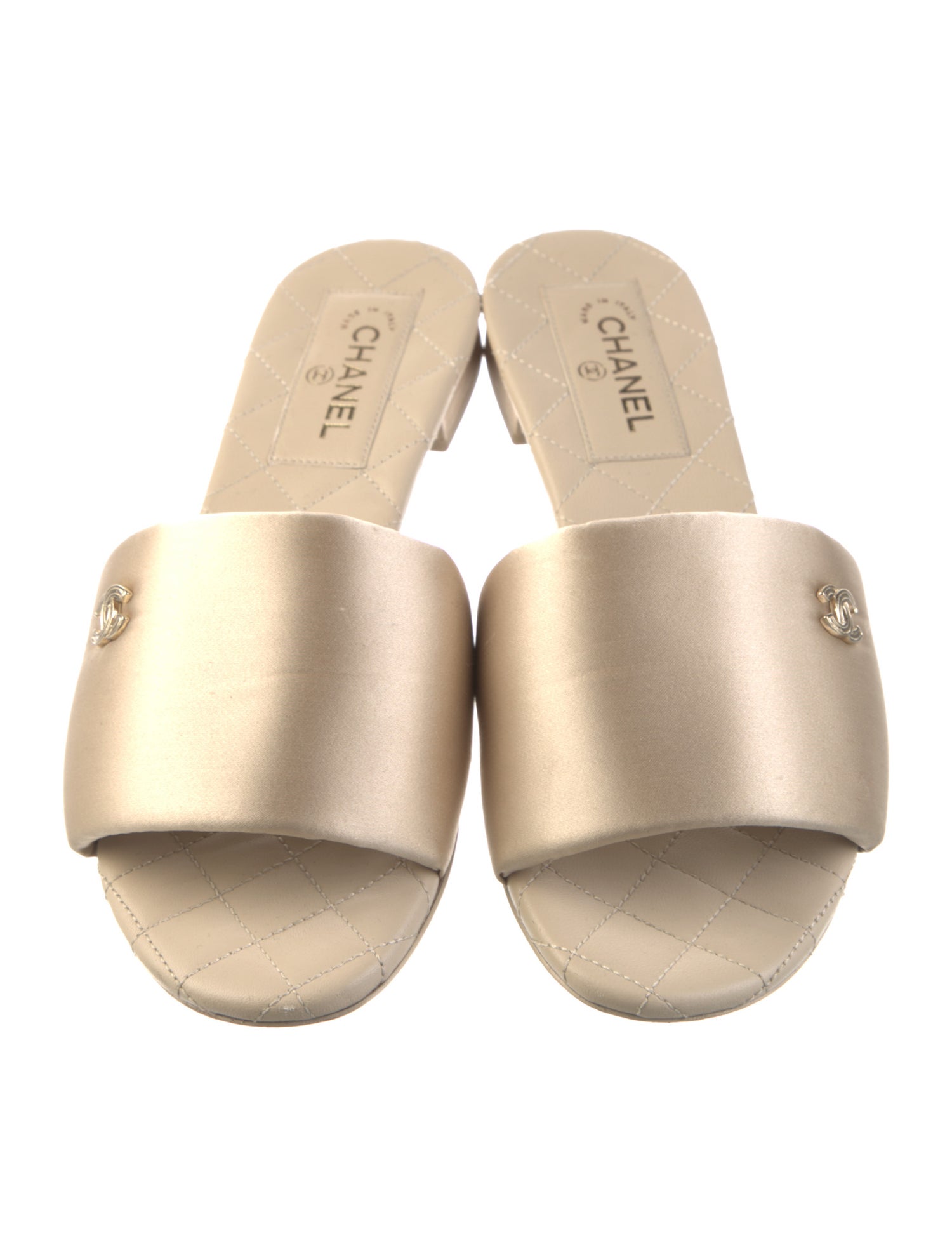 Chanel 2022 Interlocking CC Logo Slides